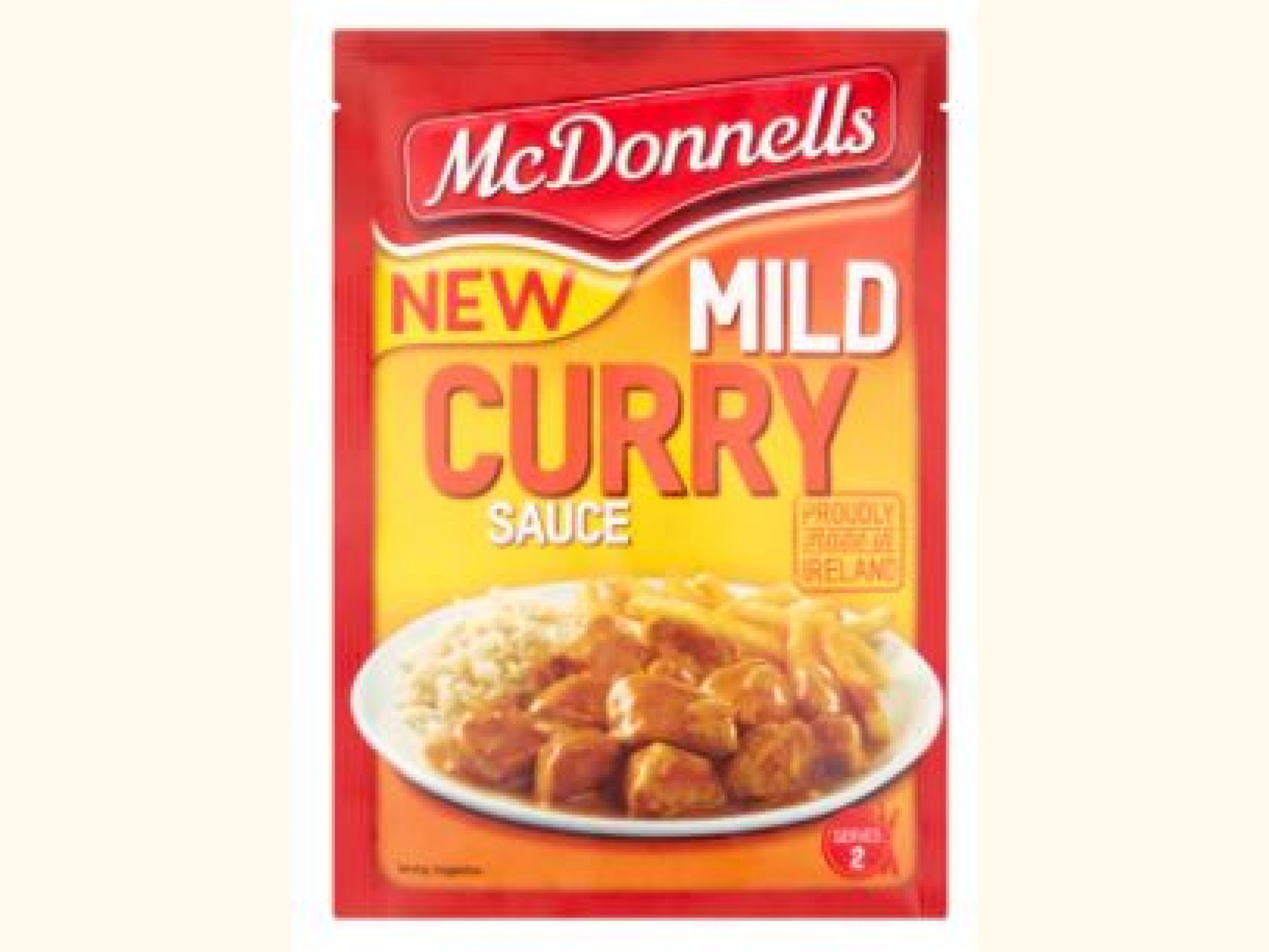 McDonnells Mild Curry Sauce Sachet Made in Ireland 50g Pack of 2